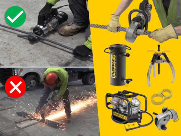 Enerpac SCR106H, Two Speed, Hydraulic Hand Pump - Image 2